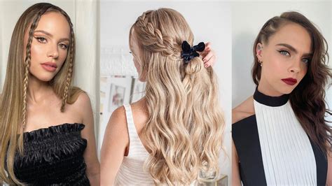 lado trenzas de moda con cabello suelto|5 Trenzas con cabello suelto que serán tendencia en el 2024